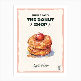 Apple Fritter Donut The Donut Shop 3 Art Print