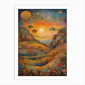 'Sunset' 2 Art Print