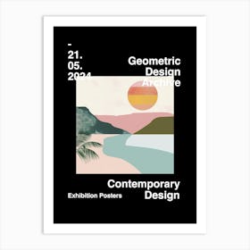 Geometric Design Archive Poster 07 Art Print