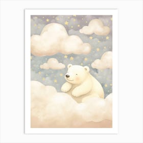 Sleeping Polar Bear 3 Art Print