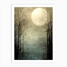 Moonlight Glow Art Print