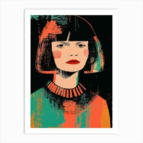 Portrait Of A Woman 320 Art Print