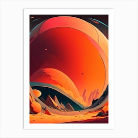 Mass Comic Space Space Art Print