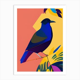 Cowbird Pop Matisse 2 Bird Art Print