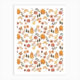 Watercolour Fall Art Print