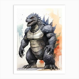 Godzilla 11 Art Print