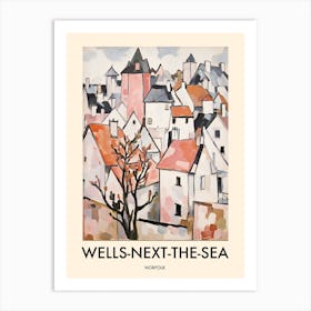 Wells Next The Sea (Norfolk) Painting 2 Travel Poster Art Print