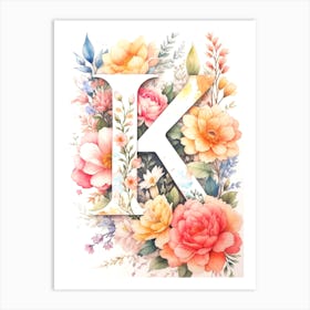 Letter K Art Print