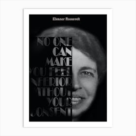 Eleanor Roosevelt Quotes Art Print