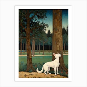 William Morris Dog In The Woods 1 Art Print