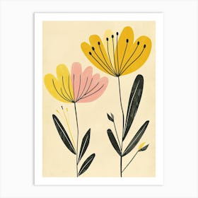 Two Flowers 4 Art Print