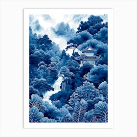 Fantastic Chinese Landscape 26 Art Print