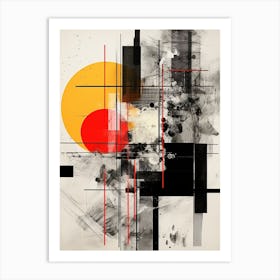 Geometric Abstraction Illustration 13 Art Print