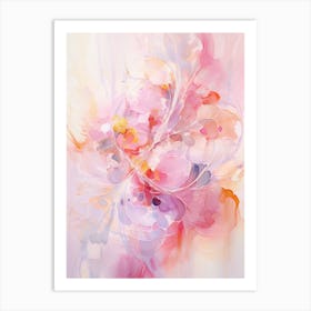 Abstract Floral Painting 4 Art Print