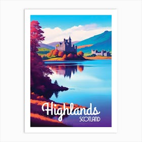 Scotland Highlands Art Print