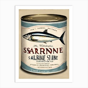 Sardine Sane Art Print