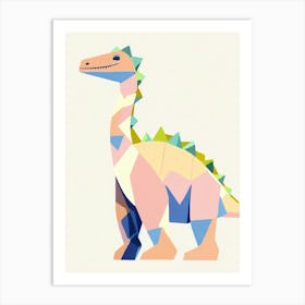 Nursery Dinosaur Art Iguanodon 1 Art Print