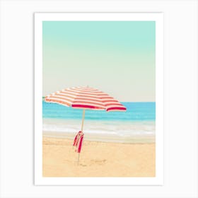 Beach Umbrella Art Print