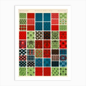 Vintage Pattern Illustration, Owen Jones        Art Print