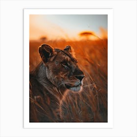 Lioness Art Print