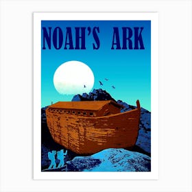 Noah's Ark On The Full Moon, Turkey Art Print