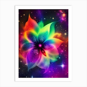 Galaxy Flower 1 Art Print