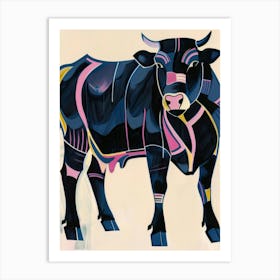 Bull Illustration 1 Art Print