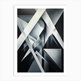 Dynamic Geometric Abstract Illustration 1 Art Print