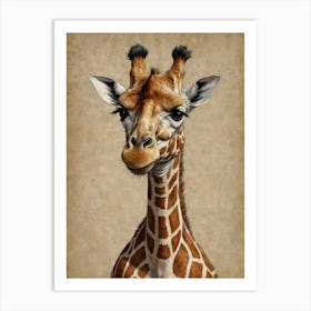 Giraffe 111 Art Print