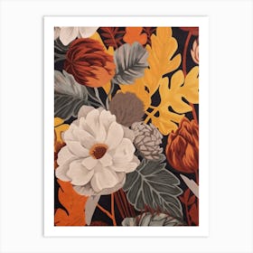 Fall Botanicals Ranunculus 1 Art Print