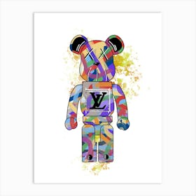 Louis Vu Bear Art Print