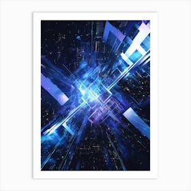 Abstract Space 1 Art Print