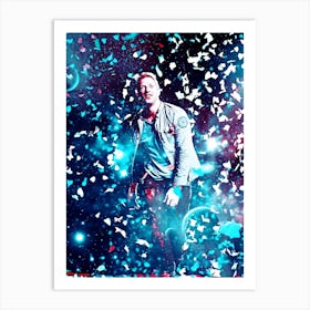 coldplay chris martin 3 Art Print