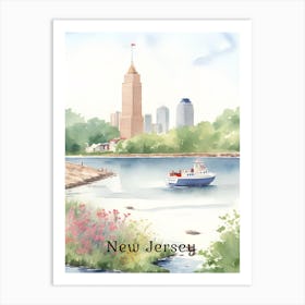 New Jersey City Art Print