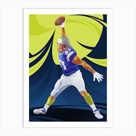 Football Dynamic Sport Art Print