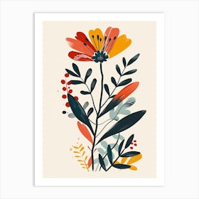 Namaqualand Daisy Groovy Art Print