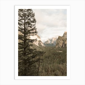 Yosemite Landscape Art Print