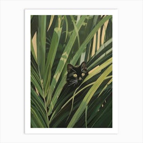 Cat In The Jungle 5 Art Print