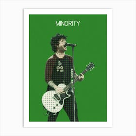 Minority Billie Joe Armstrong Green Day Art Print