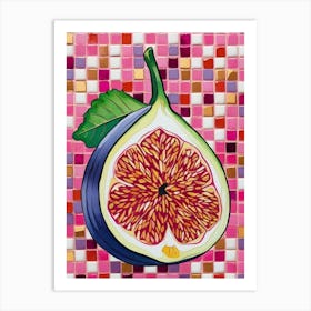 Fig Mosaic Art Print