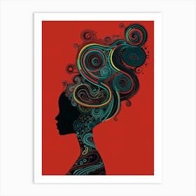 Portrait Of A Woman 340 Art Print