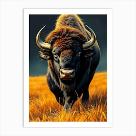 Wild Animal Creative Portrait 14 Art Print