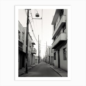 Nicosia, Cyprus, Black And White Photography 2 Art Print