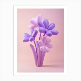 Dreamy Inflatable Flowers Lilac 2 Art Print