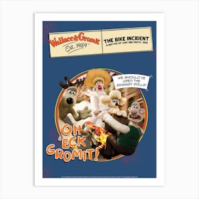 Oh Eck Gromit Art Print