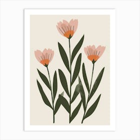 Pink Flowers 21 Art Print