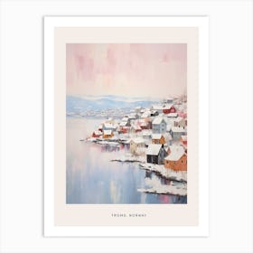 Dreamy Winter Painting Poster Troms Norway 1 Art Print