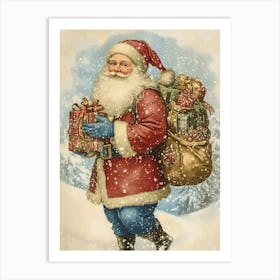 Santa Claus 43 Art Print