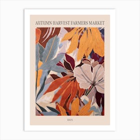 Fall Botanicals Iris 2 Poster Art Print