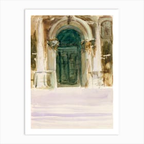 Green Door, Santa Maria della Salute (ca. 1904), John Singer Sargent Art Print